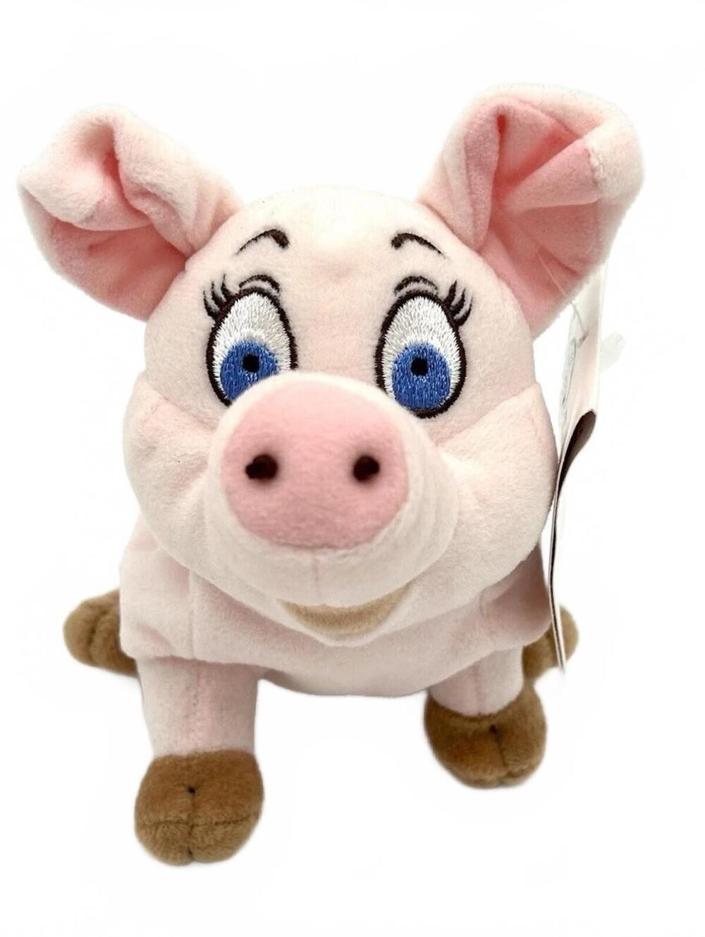 Disney Store Hen Wen Bean Bag Plush Black Cauldron Pig Vintage 90s NWT